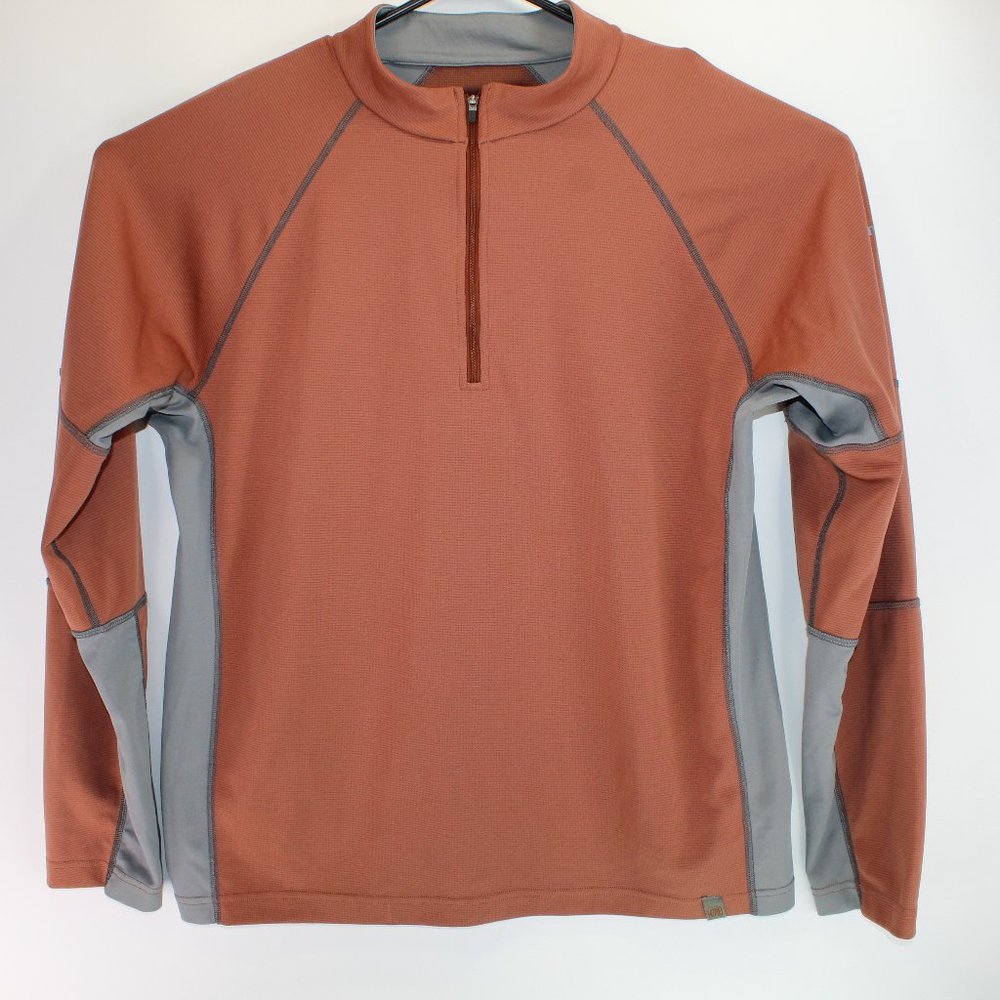 Marmot Tommy Caldwell 1/4 Zip Men's L Brownish Long Sleeve Athletic Hiking Shirt